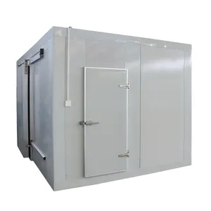 Custom Industrial Freezer Cold Storage Room for Meat Refrigeration Equipment Fan Cooling Soft Drink Meat Freeze Swing Door 3HP