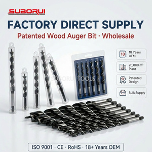 Foret hélicoïdal à double cannelure breveté SUBORUI ISO9001 OEM ODM pour le travail du <span class=keywords><strong>bois</strong></span>, usine personnalisée - Product Image 1