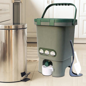 Bac à <span class=keywords><strong>compost</strong></span> de <span class=keywords><strong>cuisine</strong></span> <span class=keywords><strong>Bokashi</strong></span> biodégradable Structure debout en PP avec passoire de type pressoir pour le recyclage domestique - Product Image 5