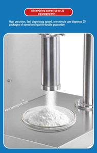Stainless Steel Automatic Table Powder Filling Machines 1-5000g 110V/220V Food & Chemical Powder Bottle Filler With 30L Hopper - Product Image 4