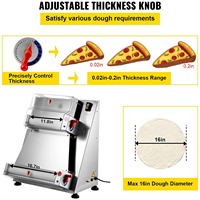 Laminoir à pâte à pizza professionnel, machine automatique de pressage de pâte à pizza commerciale