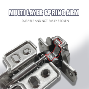 Tốt Nhất Bán Đồ Nội Thất Phần Cứng 35Mm Im Lặng Mềm Đóng Cửa Tủ Bản Lề 105 Độ Tự Đóng Cửa Bản Lề - Product Image 3