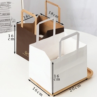 Sac en papier kraft jetable écologique personnalisé pour la restauration indienne à emporter avec emballage biodégradable