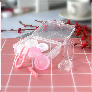 ขายร้อนใส2 In 1Cajas De Lentes De Contacto น่ารักคอนแทคเลนส์กรณีเดินทางด้วยซิลิโคนคอนแทคเลนส์ Remover - Product Image 4