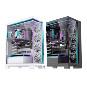 Nhà sản xuất Lovingcool <span class=keywords><strong>OEM</strong></span>/ODM vỏ máy tính PC Full Tower ATX trong suốt, vỏ máy tính chơi game, hỗ trợ bán buôn, hỗ trợ làm mát bằng nước 480mm - Product Image 1