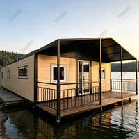 Maison mobile modulaire personnalisable de haute qualité, étanche et résistante à l'humidité, 1 à 2 chambres, avec panneaux en métal sculpté