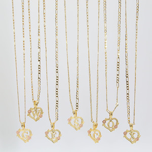 <span class=keywords><strong>Collana</strong></span> <span class=keywords><strong>con</strong></span> Ciondolo Personalizzato in Ottone alla Moda 2022, Placcata in Oro 18K, <span class=keywords><strong>con</strong></span> 26 Lettere Iniziali, Regalo Glamour Femminile - Product Image 5