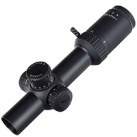 Lunette de visée LPVO Ohhunt Factory OEM 1-4X24 SFP Rouge 11 Réglages de luminosité Compacte pour la chasse