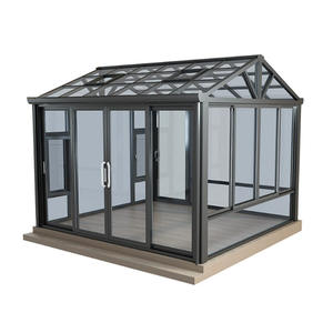 Terraza de Patio con Techo de <span class=keywords><strong>Cristal</strong></span> - <span class=keywords><strong>Cristal</strong></span> Laminado Grueso para Jardín, Balcón, Comedor o Salón de Té - Product Image 5