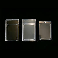 Étui de protection personnalisable en acrylique transparent 35PT pour cartes gradées par ultrasons, support pour cartes à collectionner, étuis de gradation pour cartes de baseball CGC et PSA