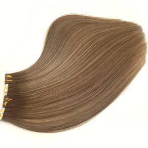 Extensiones de cabello humano alineadas con cutícula Natural cruda 100%, cinta de doble cubierta en extremos de cabello súper doblemente dibujados invisibles - Product Image 5