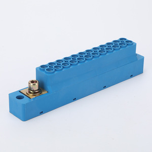FJ6 Terminal Block 12 Way Screw Connection Single Stage Shandong Standard Blue Distribution Box - Product Image 3