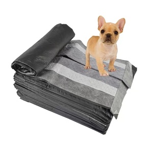 Perro de entrenamiento desechable 50 unidades carbón orina fibra pequeño cachorro mascota orina <span class=keywords><strong>pañales</strong></span> almohadilla bambú carbono grande - Product Image 2