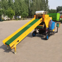 Presse à balles de paille et d'herbe haute puissance à moteur diesel