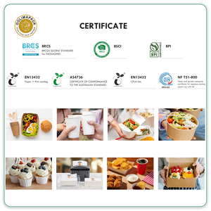 OOLIMAPACK Bol à <span class=keywords><strong>poke</strong></span> en papier kraft écologique Bol à salade jetable pour récipient alimentaire - Product Image 6