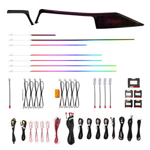 Lampe d'ambiance LED TMPRO 64 couleurs pour garniture <span class=keywords><strong>de</strong></span> haut-parleur <span class=keywords><strong>de</strong></span> <span class=keywords><strong>porte</strong></span>, pour <span class=keywords><strong>BMW</strong></span> Série 3 F30 F31 F34 F36 2013-2019, éclairage décoratif intérieur - Product Image 6