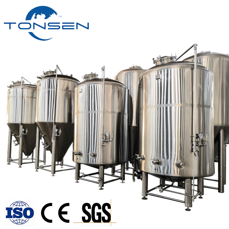 304 cuve de fermentation en acier inoxydable/maison brassage fermenteurs/équipement de fermentation de bière