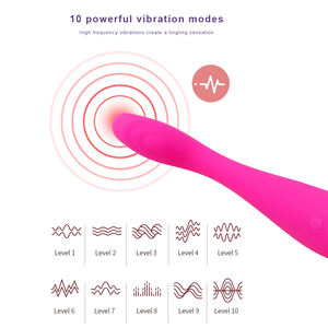 Alat penggetar klitoris untuk wanita, baterai tahan lama Vibrator g spot vibrator Dildo masturbator untuk Vagina - Product Image 4