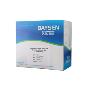 Prueba Rápida Combinada <span class=keywords><strong>de</strong></span> Tipo <span class=keywords><strong>de</strong></span> Sangre e Infecciones Baysen Diabench, Prueba Rápida <span class=keywords><strong>de</strong></span> un Solo Paso para ABO y RhD/HbsAg/Sífilis/<span class=keywords><strong>Hiv</strong></span>/Hcv - Product Image 6