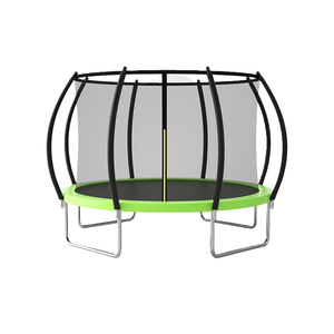 Ensemble de <span class=keywords><strong>trampoline</strong></span> d'extérieur de haute qualité avec panier de basket-ball intégré pour des jeux familiaux amusants et actifs - Product Image 1