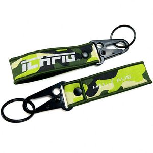 <b>Custom</b> Logo Lanyard <b>Key</b> Chain Short Strap Carabiner Keychain - Product Image 4