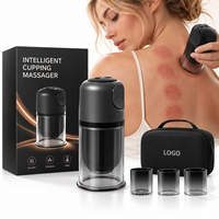 Kit de thérapie par ventouses, appareil de massage électrique anti-cellulite intelligent pour sculpter le corps, machine de ventouses Hijama avec 3 ventouses