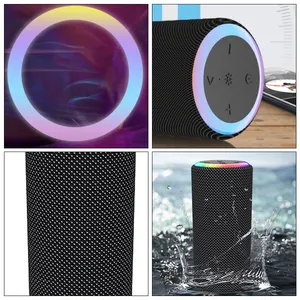Alto-falantes Bluetooth pequenos RGB personalizados Mini alto-falante portátil Ipx6 à prova d'água para negócios