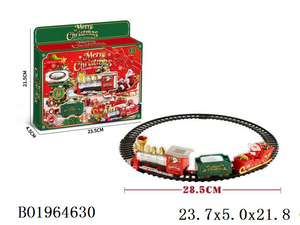 Set <span class=keywords><strong>de</strong></span> <span class=keywords><strong>Tren</strong></span> Navideño <span class=keywords><strong>para</strong></span> Árbol <span class=keywords><strong>de</strong></span> <span class=keywords><strong>Navidad</strong></span>, Pista <span class=keywords><strong>de</strong></span> Fácil Montaje, <span class=keywords><strong>Tren</strong></span> <span class=keywords><strong>El</strong></span>éctrico <span class=keywords><strong>de</strong></span> Santa Claus con Luces y Sonido <span class=keywords><strong>para</strong></span> Decoración Navideña - Product Image 2