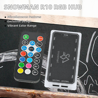 SNOWMAN 2025 Nouveauté R10 Connecteur pour 10 ventilateurs RGB 6 broches Accessoires informatiques Hub Connecteur Contrôleur Produit en stock