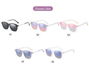 Gafas de Sol para hombre TR90 con clip TR90 2 en 1, gafas de sol polarizadas magnéticas y espejo de visión nocturna, peso ligero TJ2184 - Product Image 5