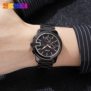 2025 nuevo reloj de cuarzo multifunción para hombre, moda de negocios, acero inoxidable, resistente al agua, diseño que combina con todo, SKMEI <span class=keywords><strong>1962</strong></span> - Product Image 6