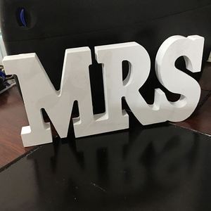 Adornos de Letras Inglesas de Estilo Antiguo, 27 Piezas, Tallado en Madera y Pintados, para Decoración del Hogar, Bodas y Fotografía - Product Image 4