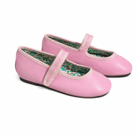 Chaussures Mary Jane pour filles, couleurs vives, doublure à imprimé floral, semelle rigide antidérapante, chaussures habillées pour enfants pour mariage et fête, ballerines