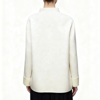 [Boying] Maßgeschneiderte Neue Chinesische Damen-Winterjacke aus Wollfleece mit Stehkragen und Knöpfen, Umweltfreundlich, Atmungsaktiv und Elegant