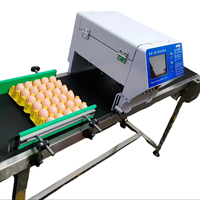 Impresora de Huevos Inteligente Totalmente Automática, Codificador de Huevos, Máquina de Marcado de Logotipos de Alta Velocidad, Impresora de Codificación de Huevos TIJ