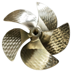 工場カスタマイズ炭素鋼正方形パターンマリンプロペラ部品精密鋳造ステンレス鋼インペラータービンブレード - Product Image 3