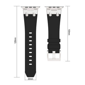 สายนาฬิกาซิลิโคนขายส่งจากโรงงานสำหรับ Apple Watch S10 11 46 มม. Ultra 49 มม. SE 44 มม. สายนาฬิกาแบบสปอร์ตพร้อมหัวเข็มขัดโลหะผสมสังกะสี - Product Image 4