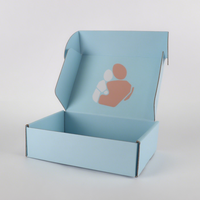 Caja de Regalo Impresa de Cartón Corrugado Reciclado con Marca, Biodegradable, Estilo Sobres, para Cosméticos