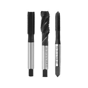 Tarauds hélicoïdaux M35 en acier au cobalt à revêtement titane, tarauds de machine noirs à haute teneur en cobalt avec pointes filetées - Product Image 1