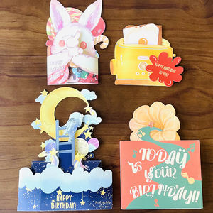 Cartes de vœux lumineuses musicales OEM près de chez moi <span class=keywords><strong>Carte</strong></span> d'invitation sonore de vœux pop-up Joyeux <span class=keywords><strong>anniversaire</strong></span> Idées d'art de <span class=keywords><strong>carte</strong></span> d'<span class=keywords><strong>anniversaire</strong></span> pour enfants - Product Image 6