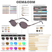 Lunettes de soleil sans monture Sitier Vintage Classic de haute qualité, personnalisables pour femmes et hommes
