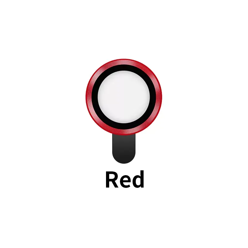 Rojo [el precio es solo 1 anillo de lente]