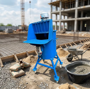 Mezclador de mortero de cemento portátil de gran capacidad, ideal para el hogar y pequeños proyectos, de 130L, de gran capacidad - Product Image 5