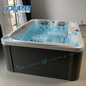 JOYEE Nouveau Rectangle Moderne 3-4 Personnes Trempage Massage Bain à Remous Spa Extérieur Autoportant En Vente Jakuzzi Avec Cascade - Product Image 2