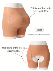 Sexy Vrouw Ondergoed Borst Vorm Afrikaanse Nep Bum Slipje Vrouwelijke Siliconen Butt Panty En Gewatteerde Heup Shaper Siliconen Billen - Product Image 4