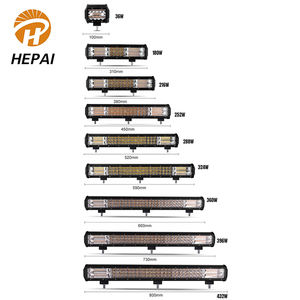 Mükemmellik kalite araba ışın otomatik çift renk su geçirmez kamyon Offroad alüminyum Led ışıklı çubuklar Led gündüz çalışan ışık - Product Image 4