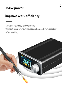 Estación de soldadura digital K9 de 150W con temperatura ajustable C210 C245 mango de hierro Estación de soldadura digital cómoda - Product Image 5