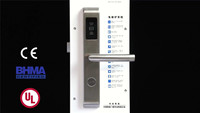 Système de serrure de porte de carte RFID pour hôtel HUNE, norme américaine, avec logiciel de gestion gratuit, serrure d'hôtel