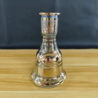 Vente en gros d'usine, bouteille en verre pour chicha de style égyptien, vase en verre pour chicha, narguilé