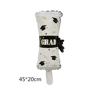 Ballons en aluminium de graduation espagnols « Felicidades Graduado » – Félicitations diplômé, ballons en forme de toque, trophée et hibou